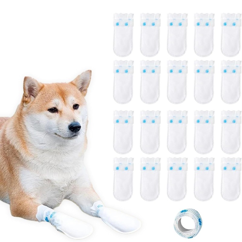 【CHRISTMAS 】Pet Disposable Sho - Dog Booties Paw Protector 리뷰 및 가격