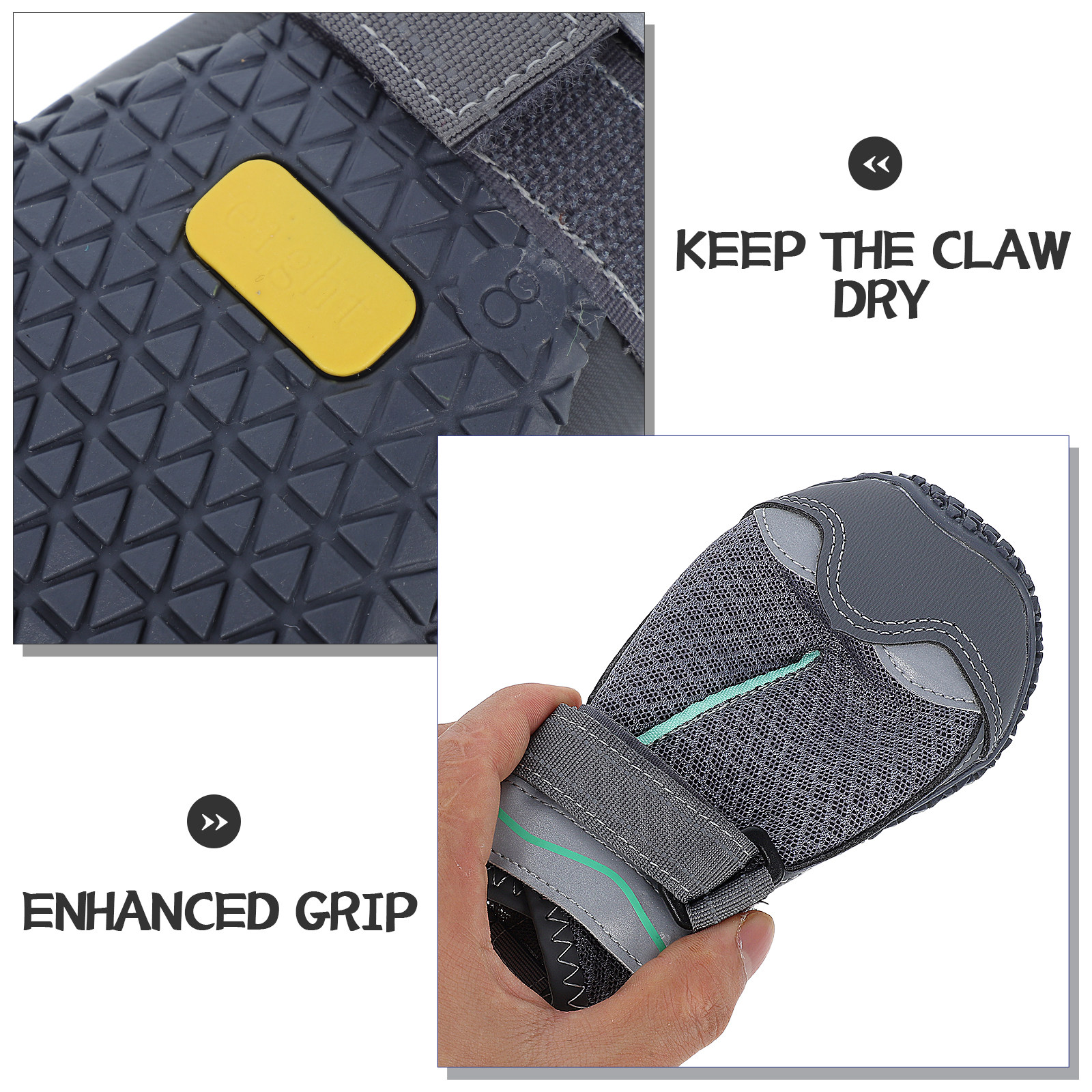 4Pcs Breathable Dog Shoes Non- - Dog Booties Paw Protector 리뷰 및 가격