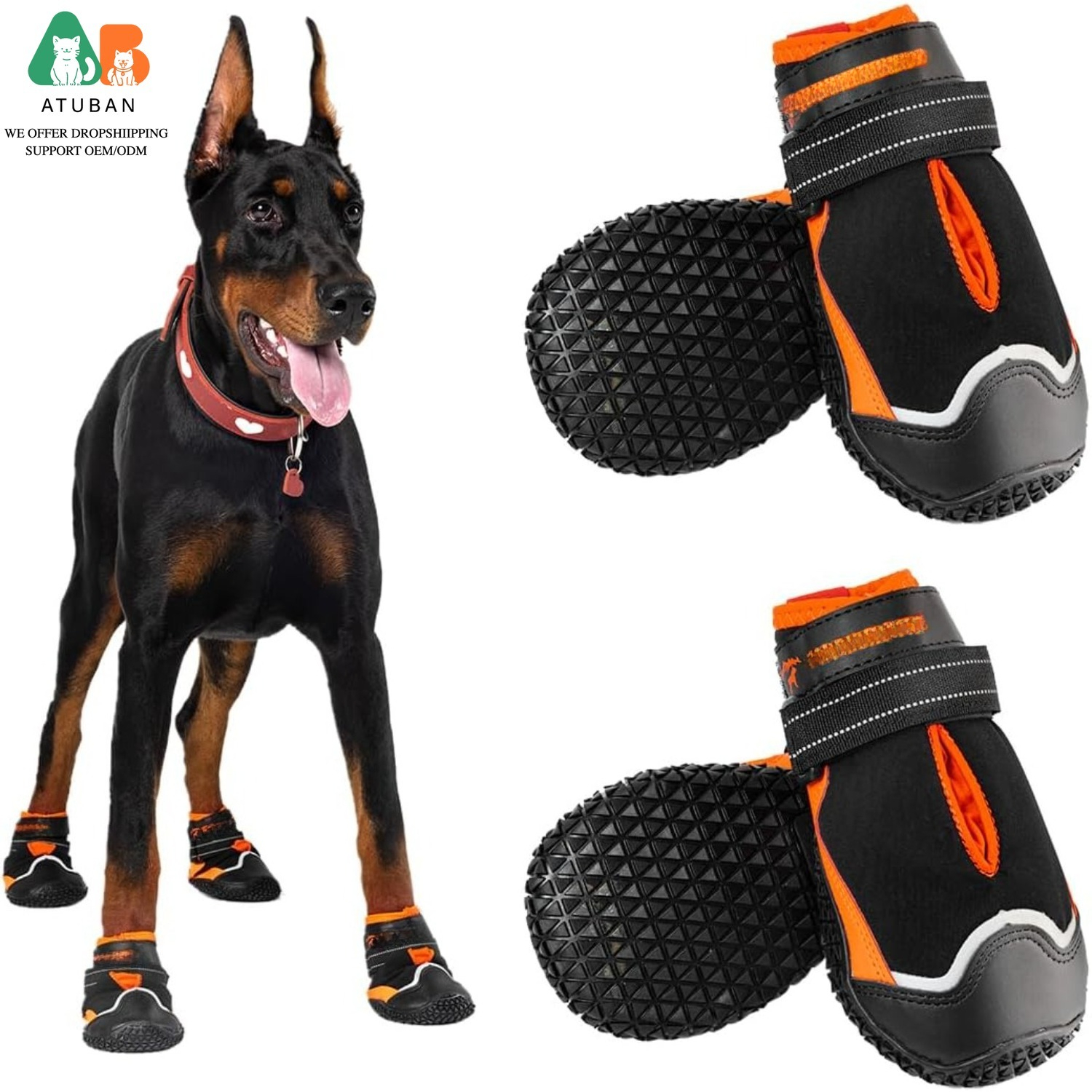 ATUBAN Dog Shoes for Dogs,Wate - Dog Booties Paw Protector 리뷰 및 가격
