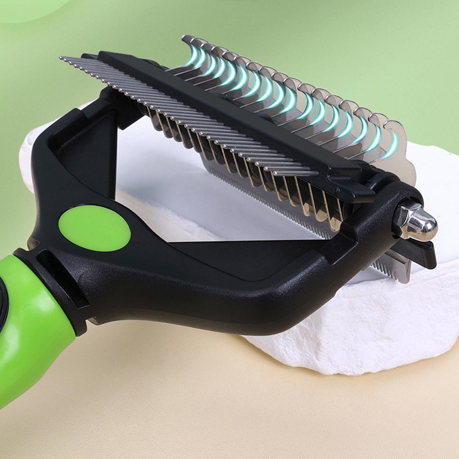 Dog Shedding Brush Double-side - Pet Supplies Vet 리뷰 및 가격