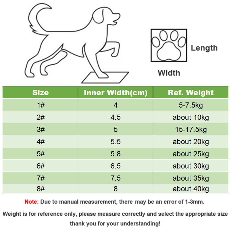 Anti-Slip Dog Shoes Winter Wat - Dog Booties Paw Protector 리뷰 및 가격