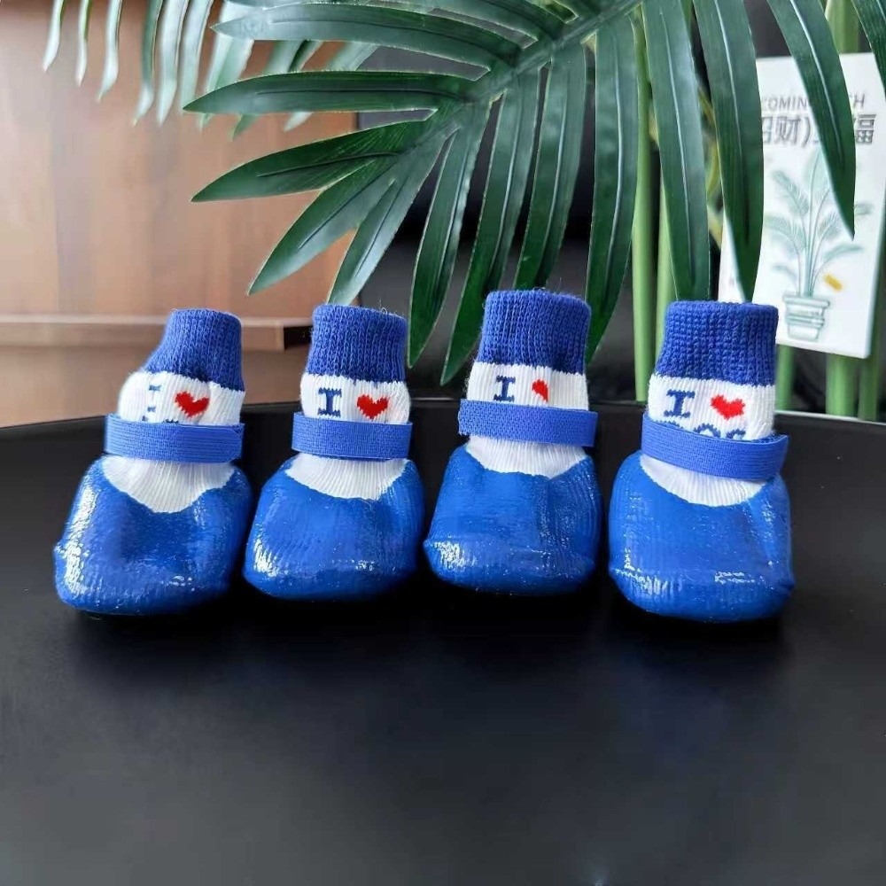 4 pieces/set Waterproof Pet So - Dog Booties Paw Protector 리뷰 및 가격