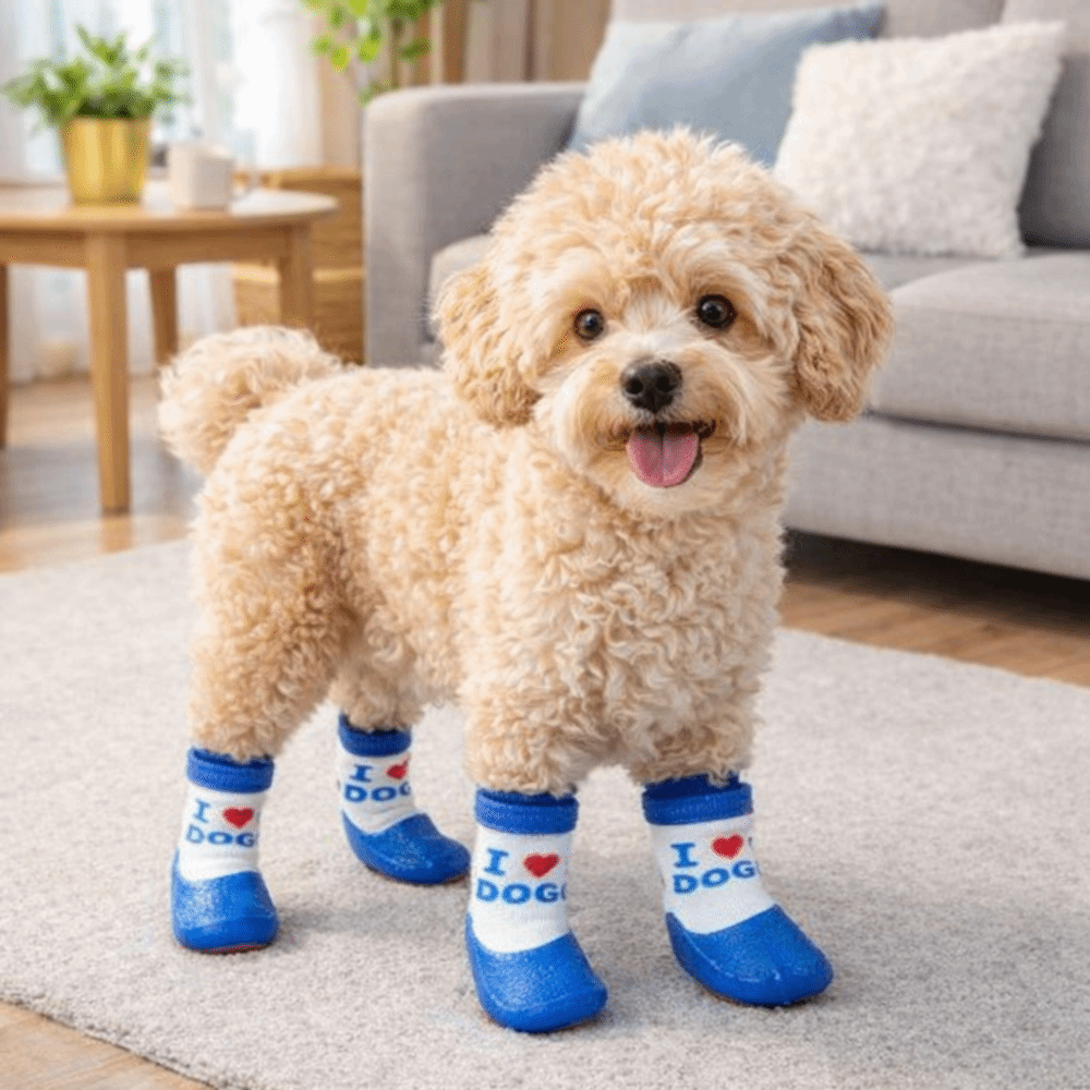 4 pieces/set Waterproof Pet So - Dog Booties Paw Protector 리뷰 및 가격
