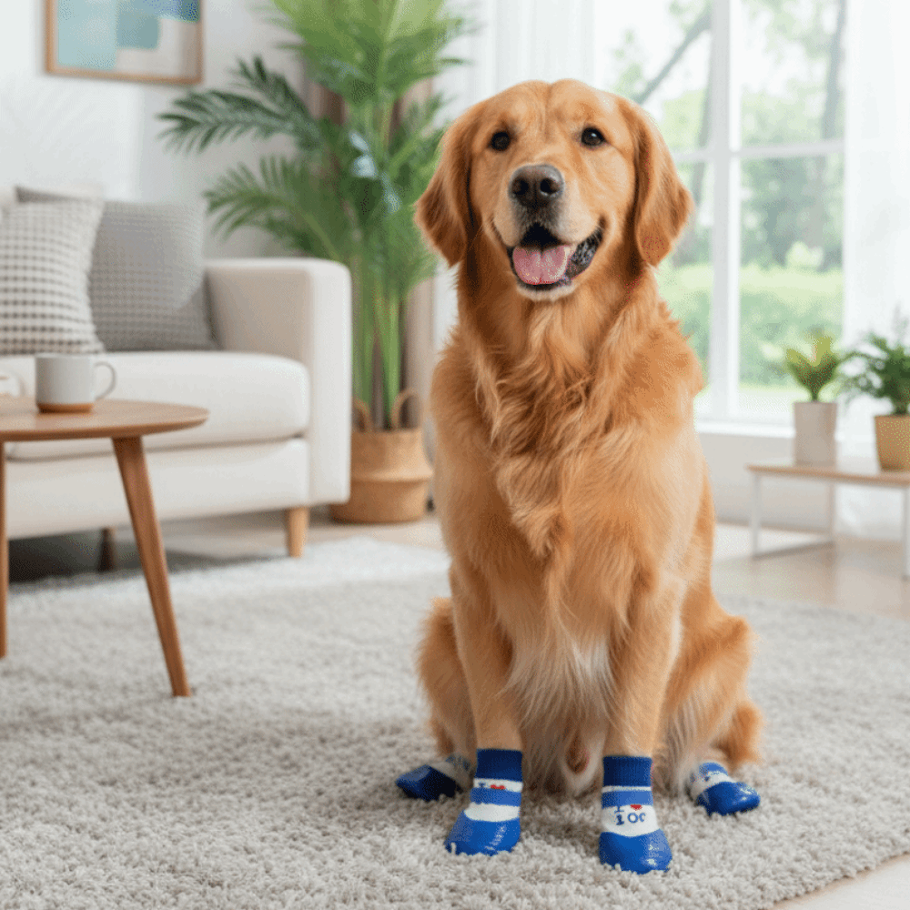 4 pieces/set Waterproof Pet So - Dog Booties Paw Protector 리뷰 및 가격