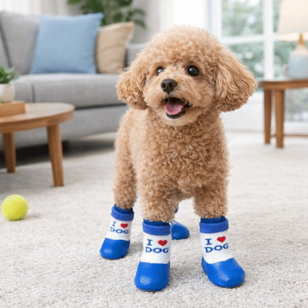4 pieces/set Waterproof Pet So - Dog Booties Paw Protector 리뷰 및 가격