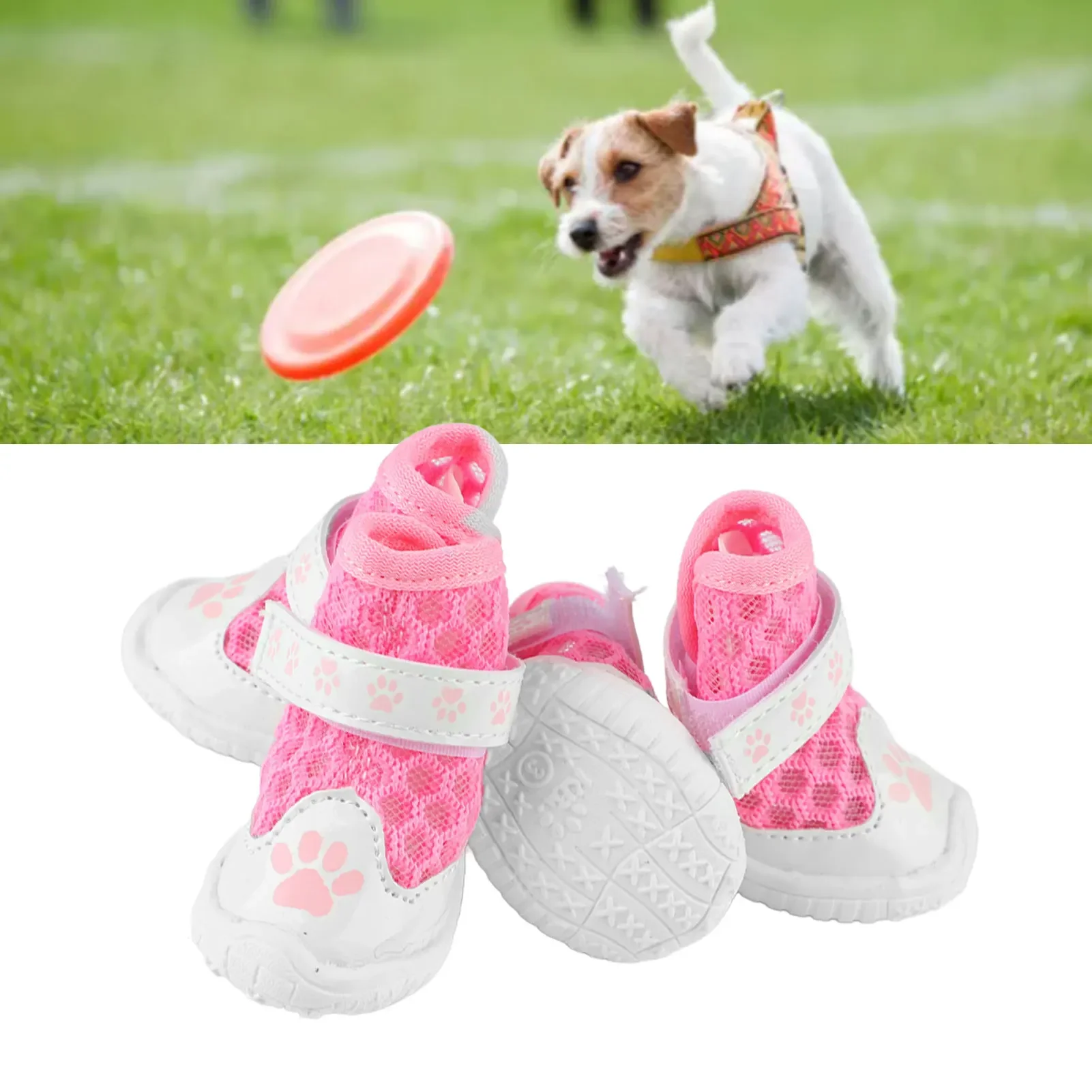 4pcs Dog Booties Spring Summer - Dog Booties Paw Protector 리뷰 및 가격
