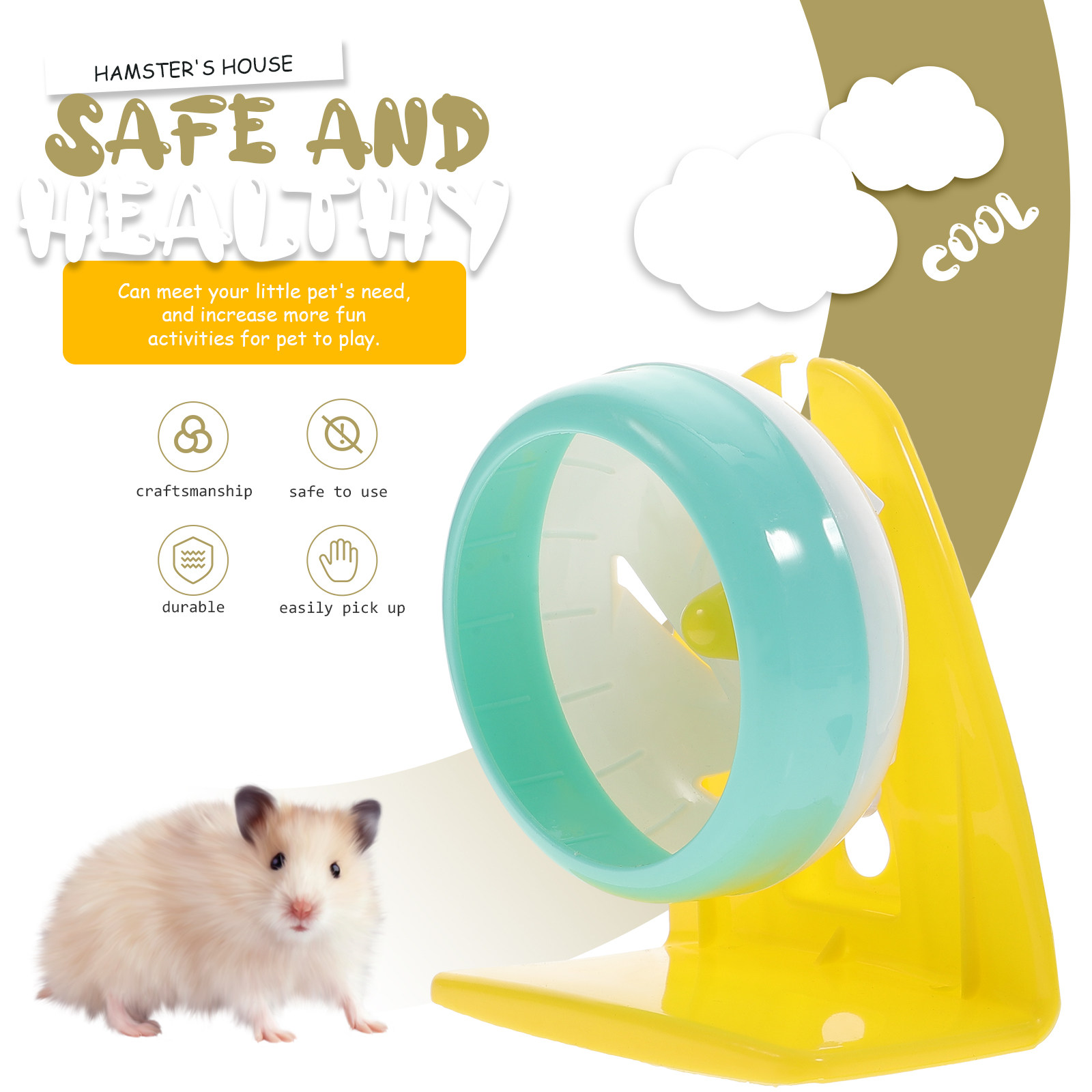 Plastic Running Wheel Hamster  - Hamster Cage Wheel 리뷰 및 가격