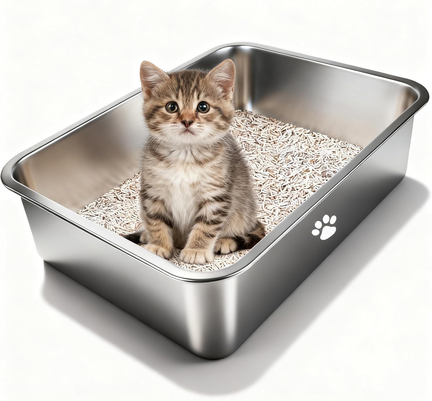 Stainless Steel Cat Litter Box - Pet X Supplies & Tack Howell Photos 리뷰 및 가격