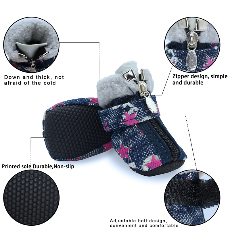 Benepaw  Warm Dog Shoes Winter - Dog Booties Paw Protector 리뷰 및 가격